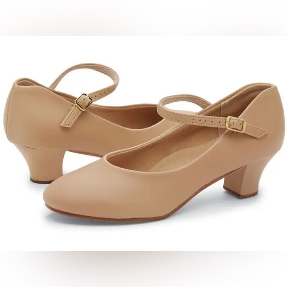 NEW Balera Carmel Caramel Character Dance Shoes 2” Heel B140 - Adult 7 M